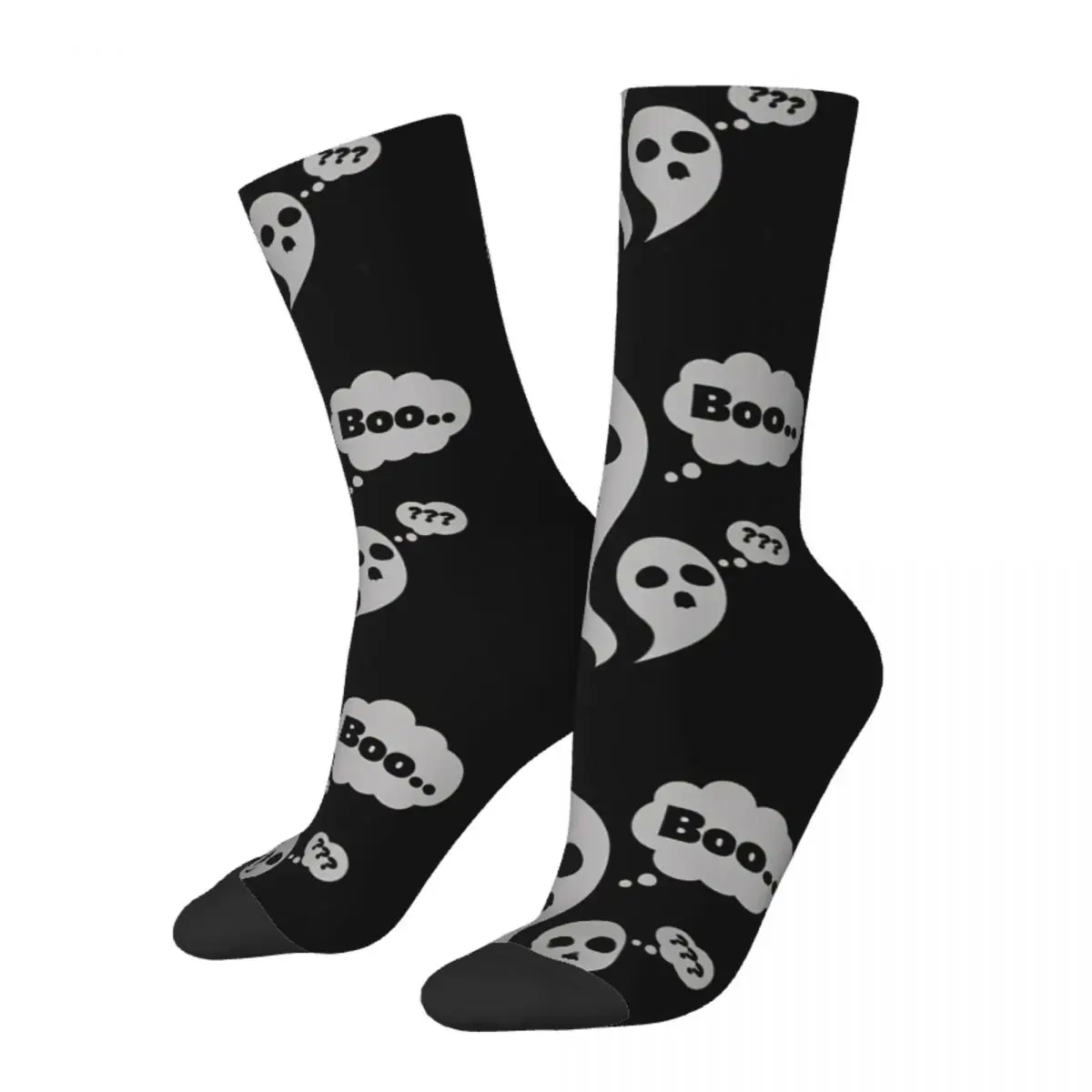 

Счастливые винтажные страшные мужские носки Boo Crazy унисекс с призраком неодобрения Харадзюку бесшовные с принтом Новые короткие носки подарок для мальчиков