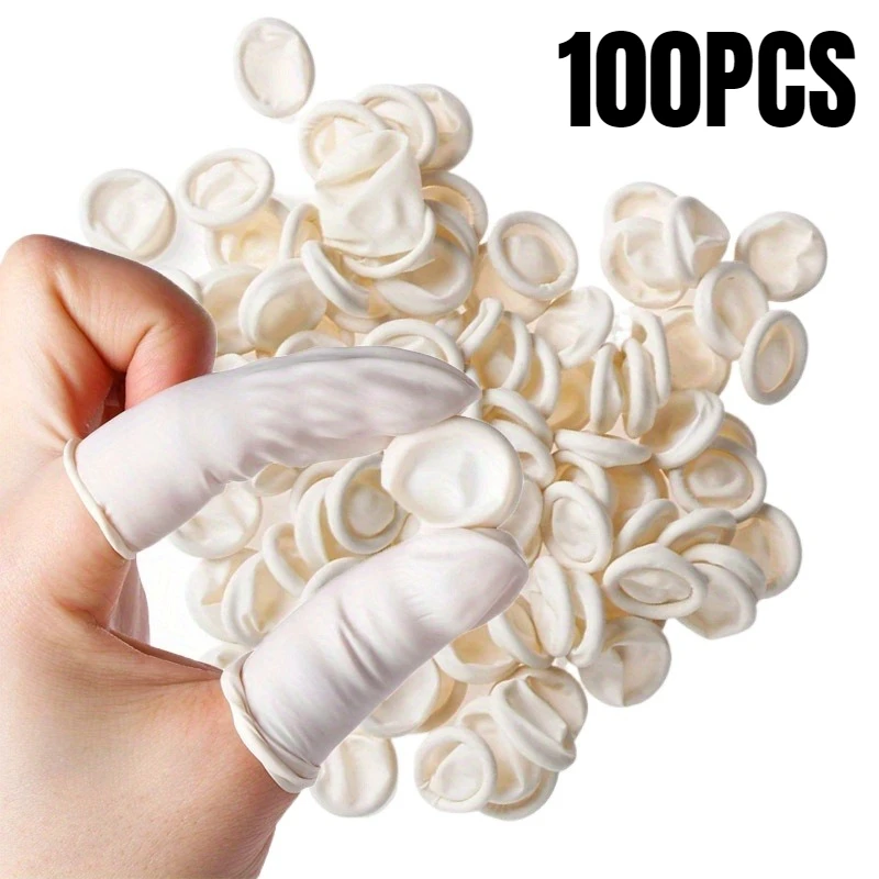 100PCS Disposable Finger Cover Non-slip Anti-static Finger Cot Multi-purpose Fingertips Watch Repair Tool Cleaning Tools
