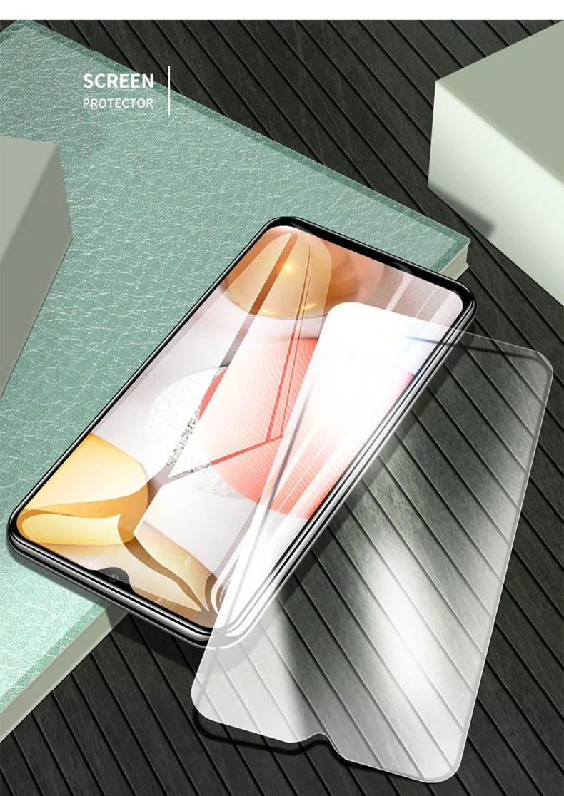 3-teilige Displayschutzfolien für Samsung Galaxy A22 A02S A12 A13 A33 A32 A52 A72 auf Samsung A53 A23 A73 A54 A55 A56 5G gehärtetes Glas – Detail 10