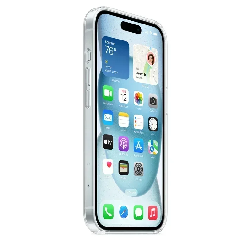 Magnetic Original Clear Case For iPhone 17 16 15 14 13 12 11 Pro Max Plus mini Air Funda For Magsafe Silicone Transparent Cover 6