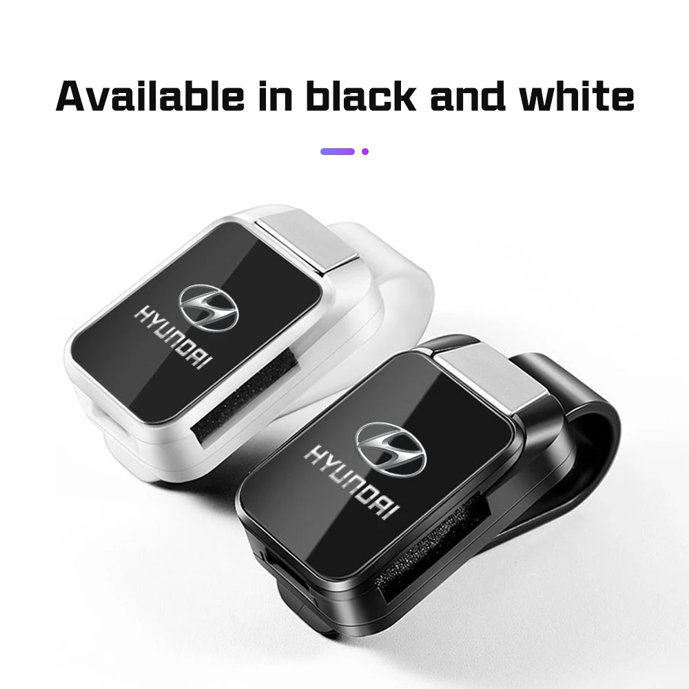 자동차 인테리어 안경 클립 ABS 현대 I30 I20 IX35 I40 Tucson Getz Sonata Veloster Elantra 선글라스 홀더 안경 걸이