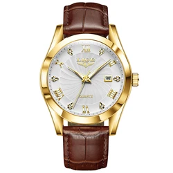 Elegant Women's Fashion Quartz Watch - 2025 Edition | Stylish Waterproof Bracelet Design (Gold white)