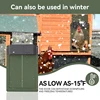 Automatic Chicken Coop Door Opener Battery Powered Light Sense Control Waterproof Pet Flap Accessories Upgrade ABS House Gate 3