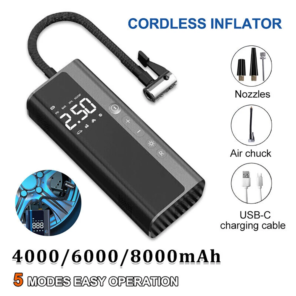 

Automobile inflation pump Air Compressor Portable Universal Electric Air Pump 2 Tire Sensor Mi Inflatable Treasure 2 for Car Bik