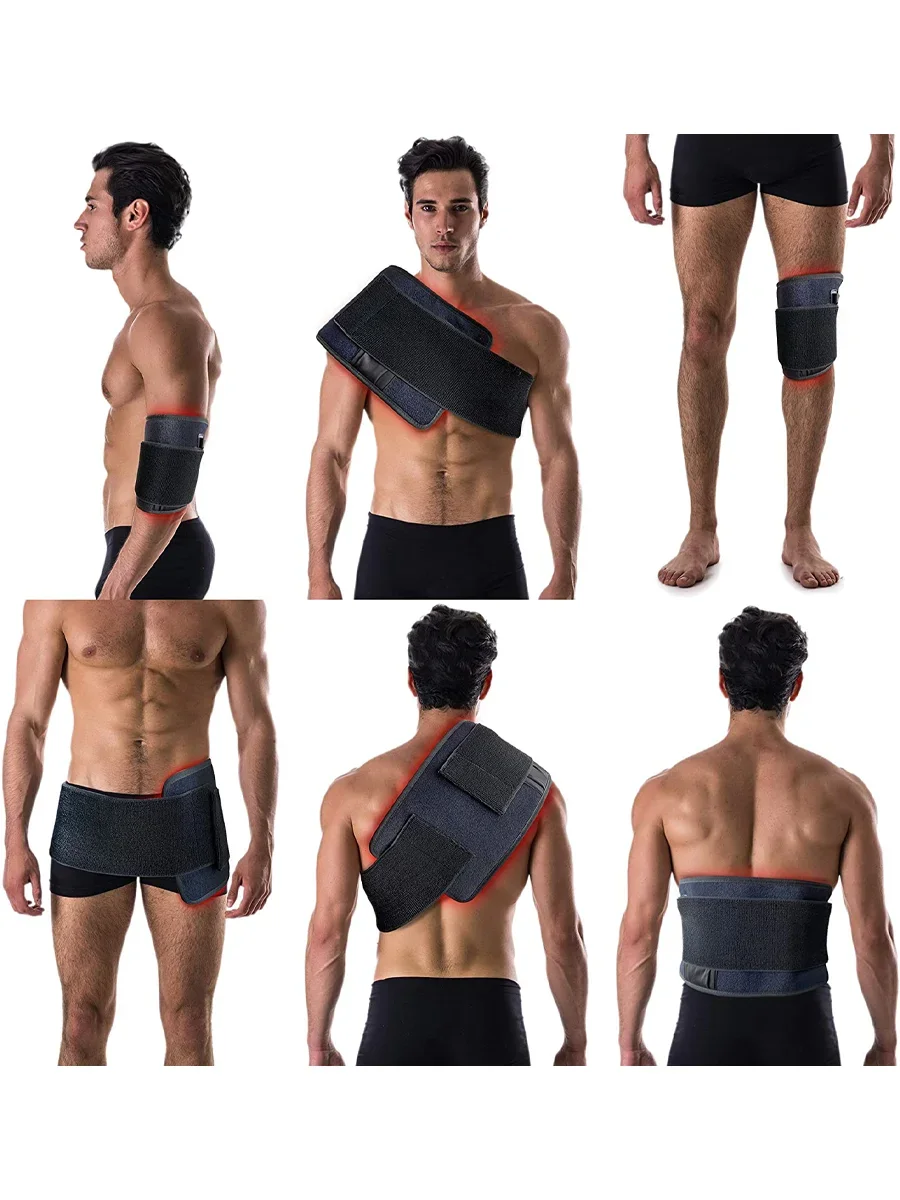 Red Infrared Light Therapy Pad LED Beauty Devices for Face and Body Back Knee Ha