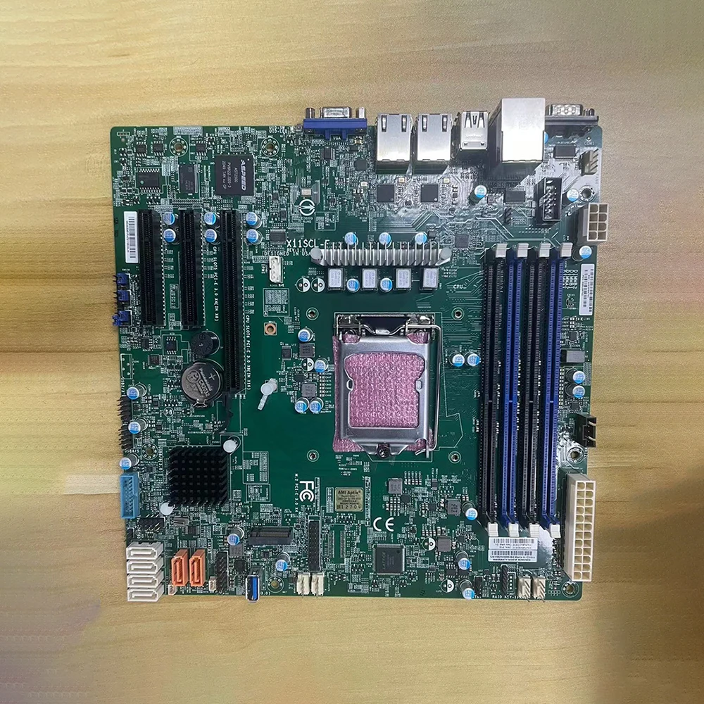 

X11SCL-F для Supermicro односторонней серверной материнской платы 8/9-го поколения Core i3 Xeon E-2100/2200 процессор LGA1151 DDR4