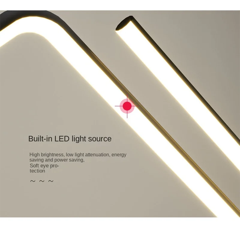 Aluminum Dining Pendant Lamp Modern Minimalist Restaurant Pendant Lamp Nordic Minimalist Line Creative Design Sense Pendant Lamp 6
