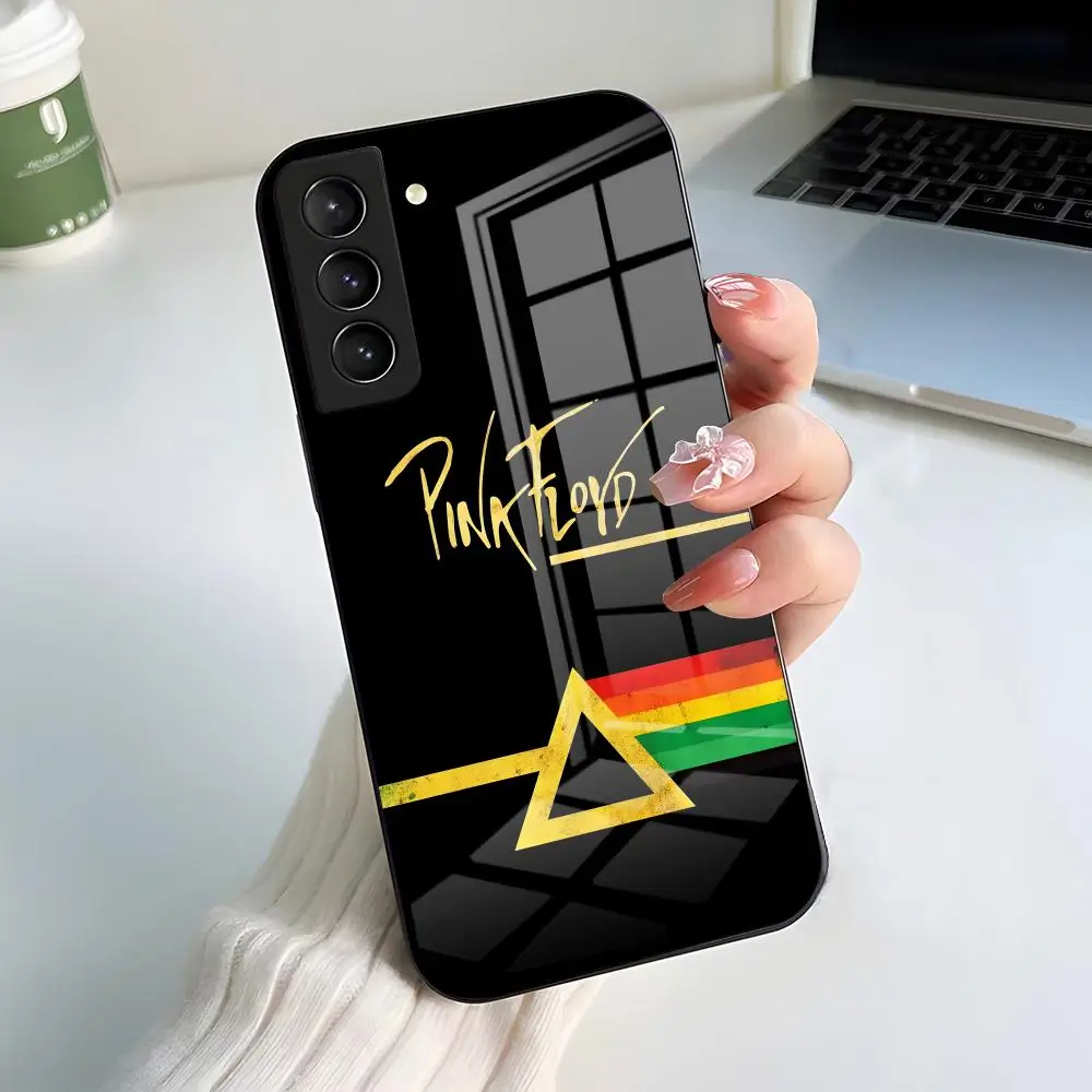 Pink Floyd Themed Glass Phone Case - Rock Band Edition