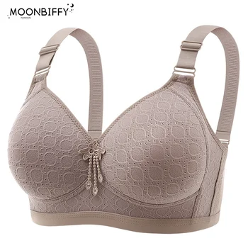 Large Size No Steel Ring Comfortable Women's Bra Sweat-absorbing Top Sexy Thin Mold Cup Soft Bras for Women Brasieres Para Mujer 1