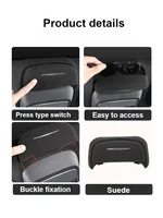 Car Glasses Box For Xpeng G6 2023 2024 Suede Sunroof Sunglasses Case Glasses Storage Holder Car Interior Accessories 5