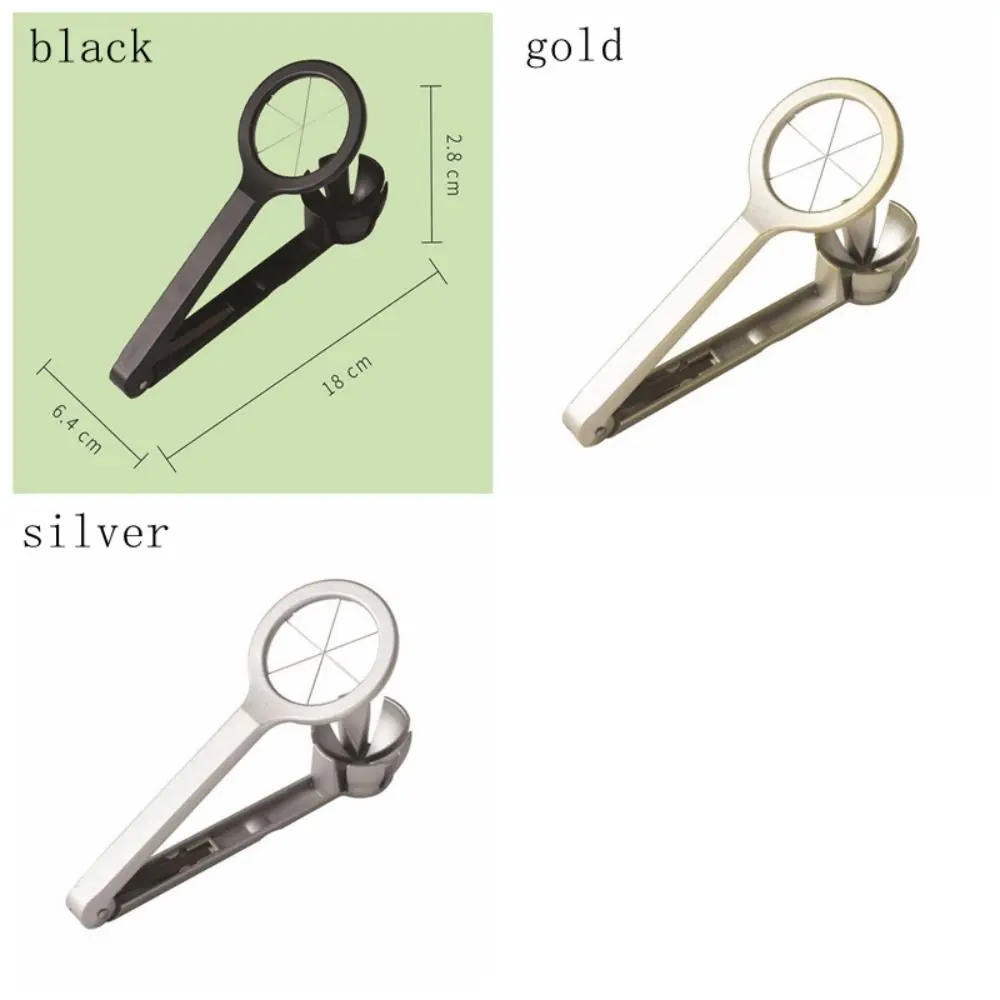 Practical Aluminum Alloy Manual Egg Cutter Portable Preserved Egg Splitter Non-slip Section Divider Food Splitter Hotel egg cutter