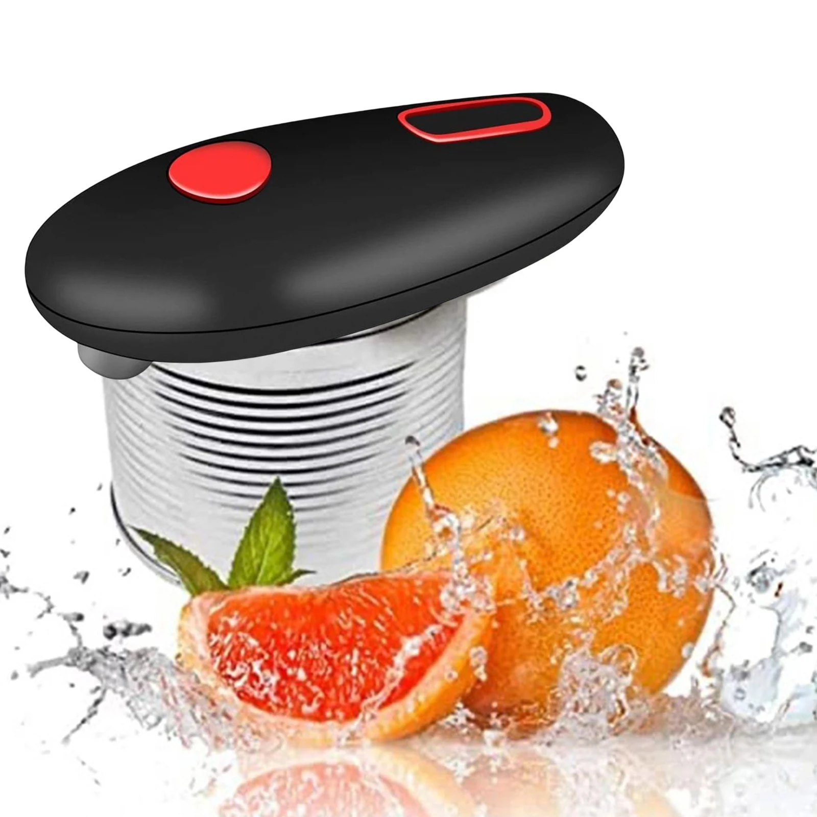 Electric Can Opener - Handheld Mini One Touch Automatic Can Opener 