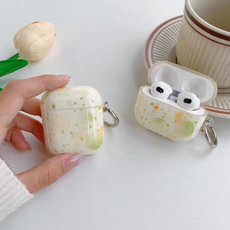 

Creative Splash Cover headphone Bag Suitable for Airpods pro Case Apple airpods 3 generation earplug box Silicone cushion pad