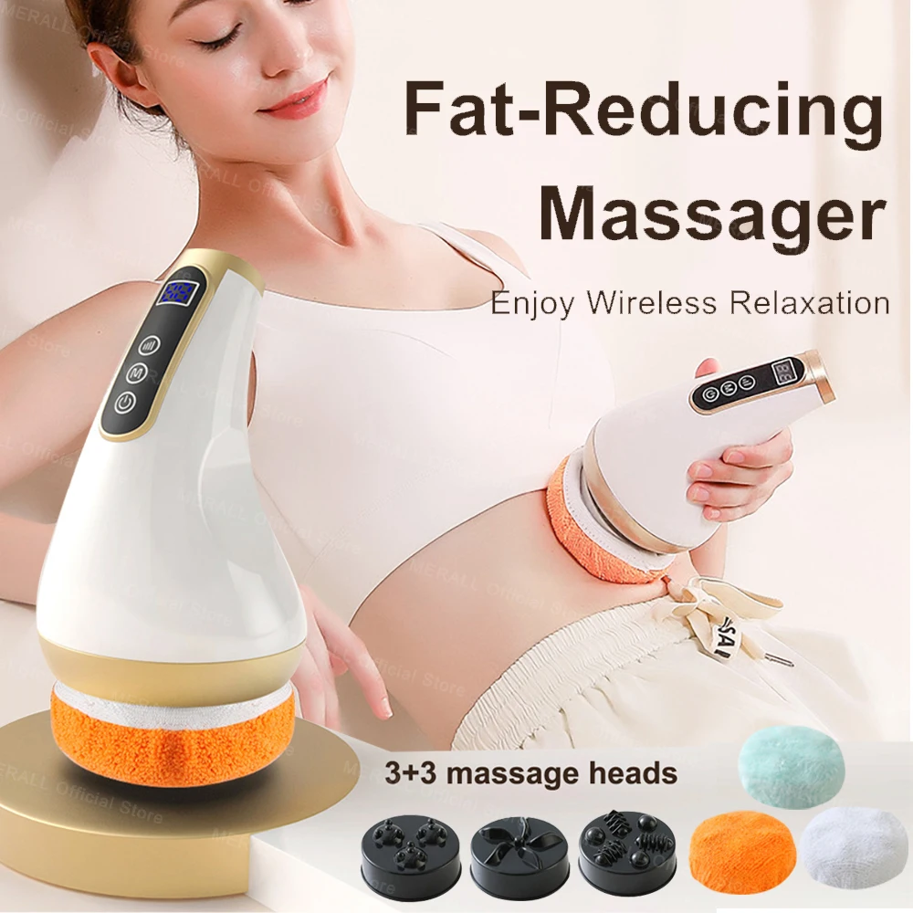 Electric Anti-Cellulite Massager Vibration Fat Slimming Body Shaping Massage Instrument Relaxing Muscle Back Neck Weight Loss