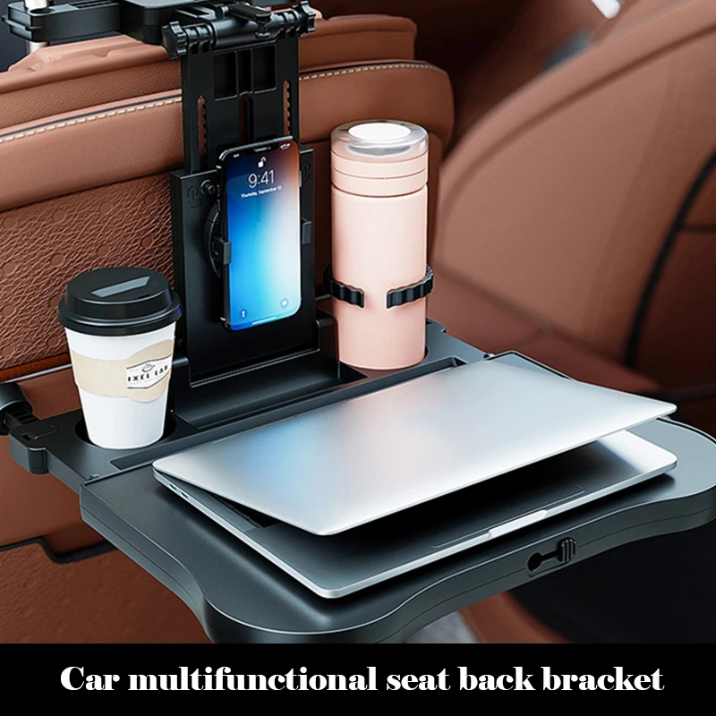 

Car Foldable Storage Car Small Table Multifunctional Chair Back Car Water Cup Holder Car Table Car Supplies Car Storage