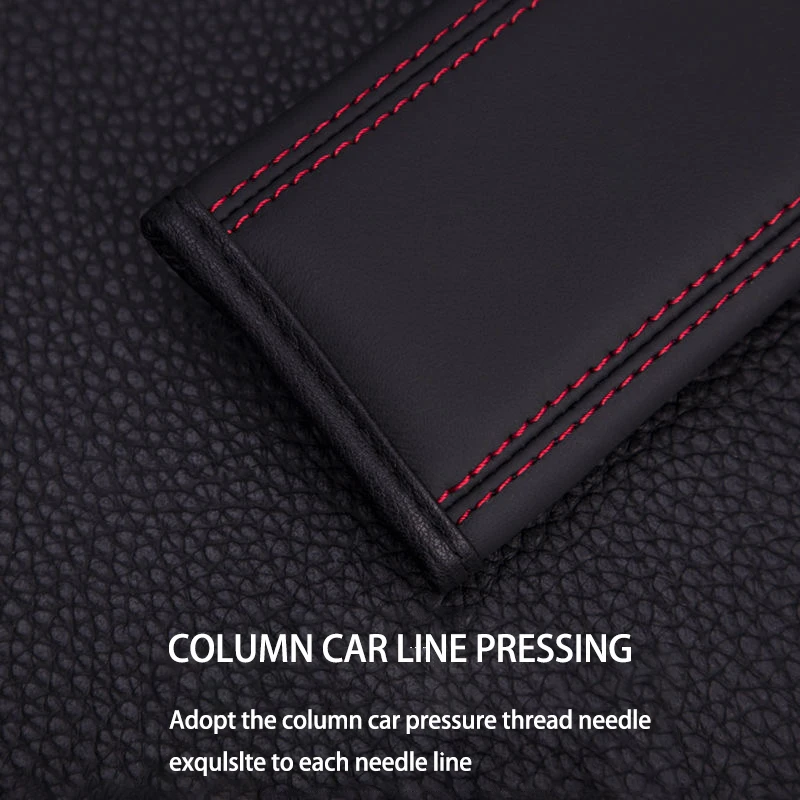 Car Seat Belt Shoulder Cover 2Pcs Nappa Leather For Renault Clio II III IV V 2001 -