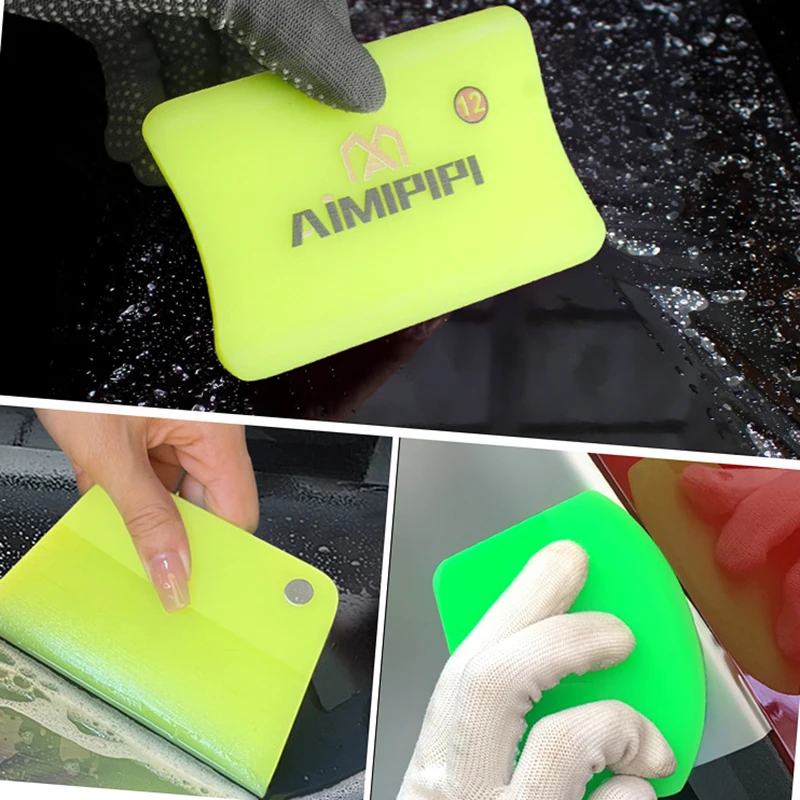 Fenster Tönung Werkzeug Weiche PPF Farbe Klar Film Rakel Vinyl Auto Wrap Ox Sehne Gummi Schaber Auto Reinigung Werkzeug Wasser Wischer – Detail 12