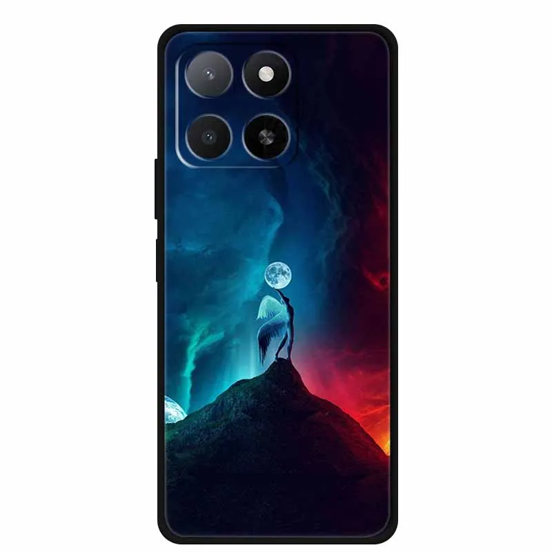 Sleek Black Silicone TPU Soft Phone Case