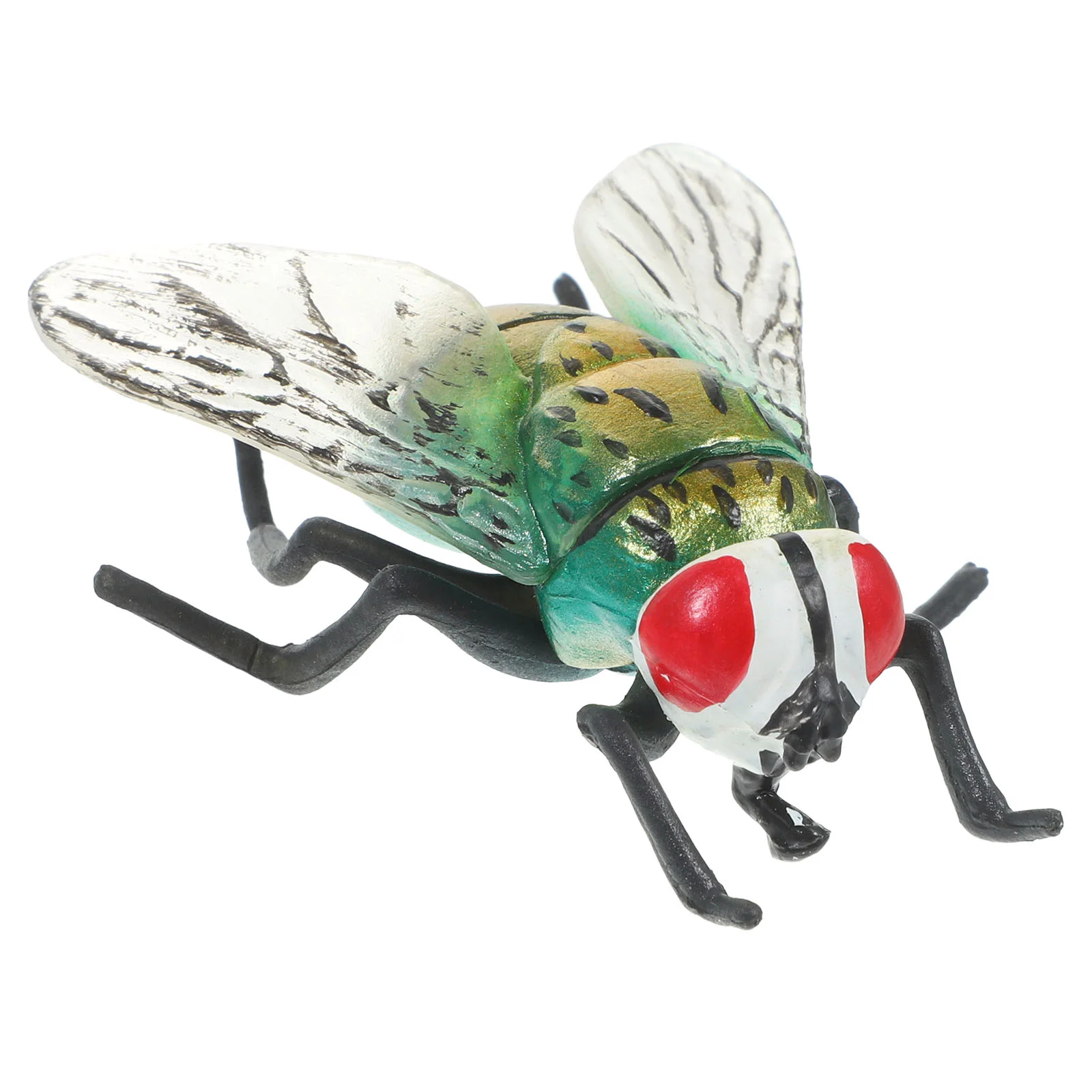 Puffer Fish Toy Tricky Insect Toys Artificial Flies Model Decorative Housefly Puzzle Green Head Fake Blowfly Shape Child