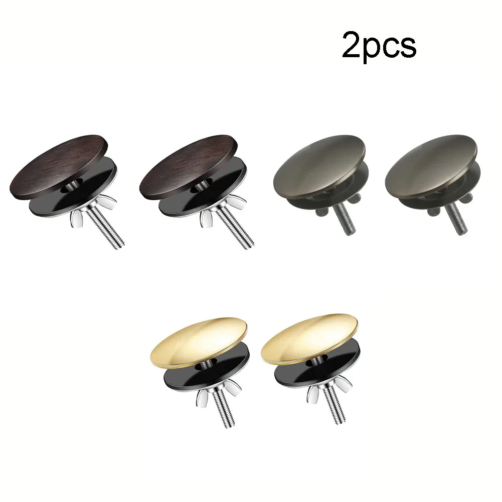 2 Stainless Steel Kitchen Sink Faucet Hole Cover Basin Hole Sealing Plug Gold/gray/bronze For 12-49mm Hole Diameter Sink Stopper