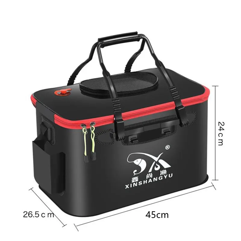 Thickened EVA live fish bucket Folding bucket Waterproof fish bucket  Fishing bucket Live fish box