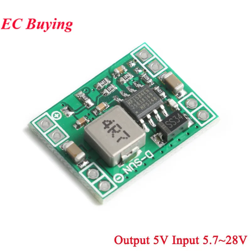 1-10 stücke MP1584EN Einstellbare 3A 3,3 V 5 V 9 V 12 V DC-DC Konverter Step Down spannung Regler Power Modul LM2596S MP1584 – Detail 6