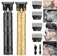 2024 Professional Hair Clipper for Men T9 Electric Hair Cutting Machine Barber Shaver Rechargeable Hair Trimmer Beard Shaving 1
