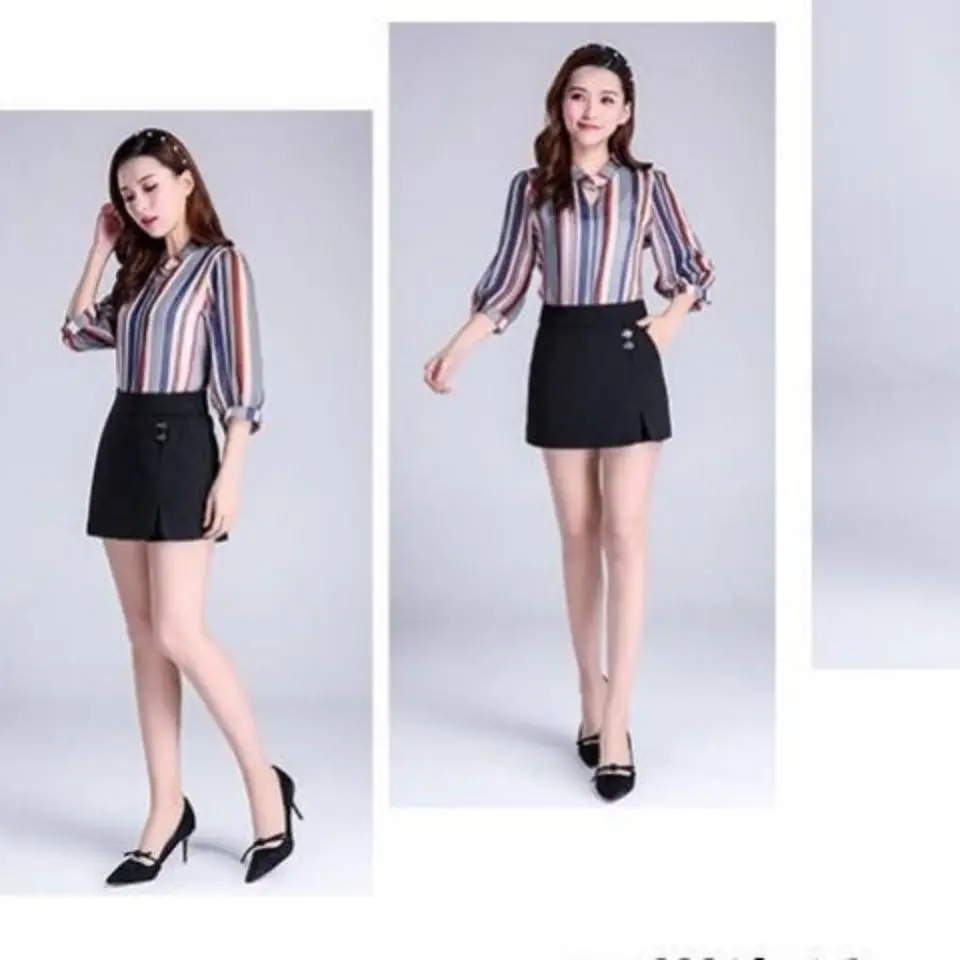 Office Lady Fashion Suit Skirt Shorts Koreon Women Summer Streetwear Casual High Waist Big Size All-match Black Short Pants 2023
