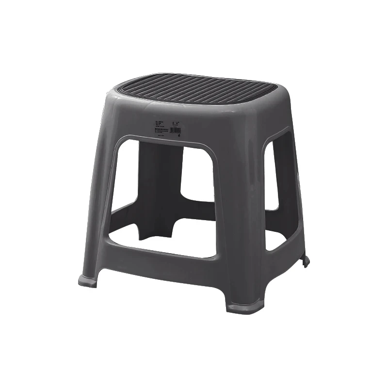 

0894 Plastic Thickened Small Stool Living Room Dining Chair Adult Leisure Seat Living Room Storage Low Stool