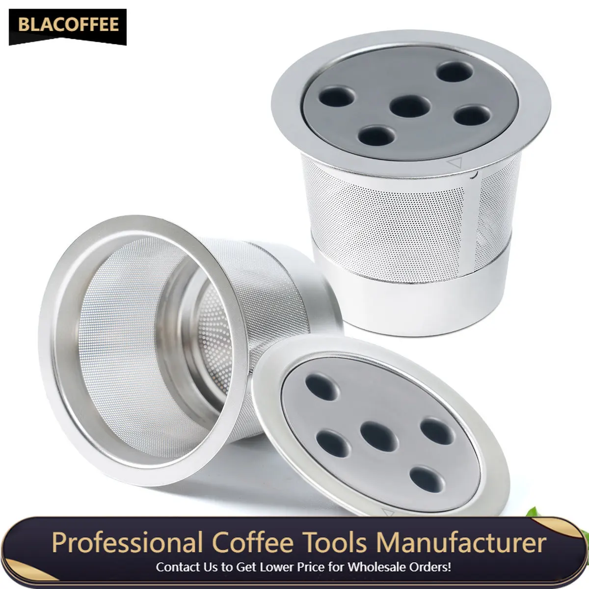 

Reusable K Cup Coffee Filters Stainless Steel Refillable Coffee Capsule Use for Keurig Coffee Maker DIY All Kind of Coffee Type