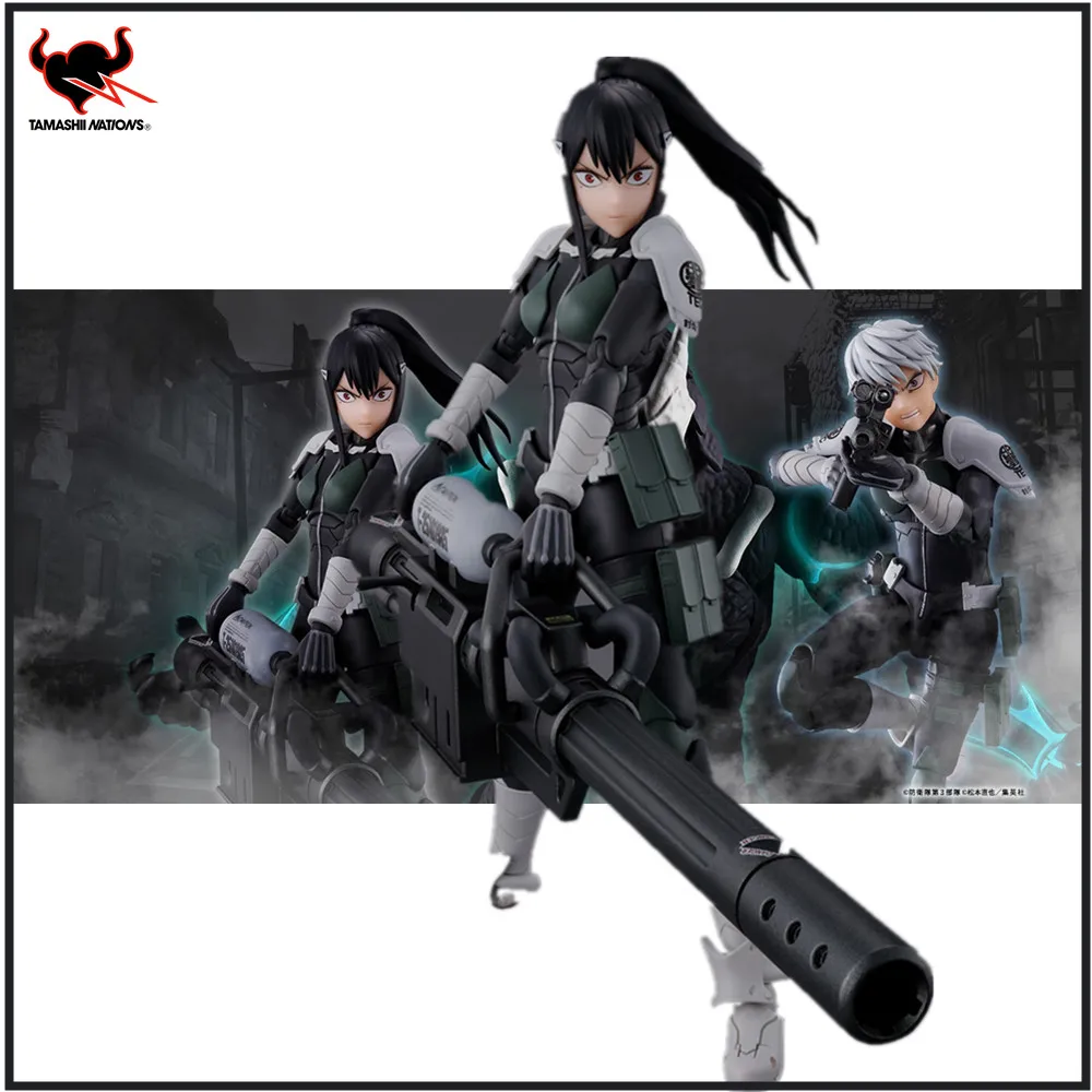 

Оригинальная аниме Kaiju № 8 Ashiro Мина S.H.F.iguarts, экшн-фигурка, модель, ПВХ игрушки для детей, кукла, фигурка 14 см