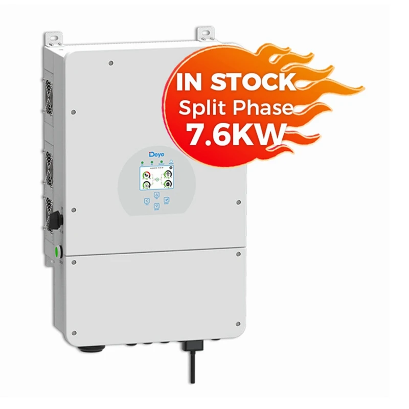 Deye Sun-8K-Sg01Lp1-Us/Eu Inverter Solare Ibrido 5Kw 6Kw 7.6Kw 8Kw Split Phase 48V 2 Mppt Per Uso Domestico