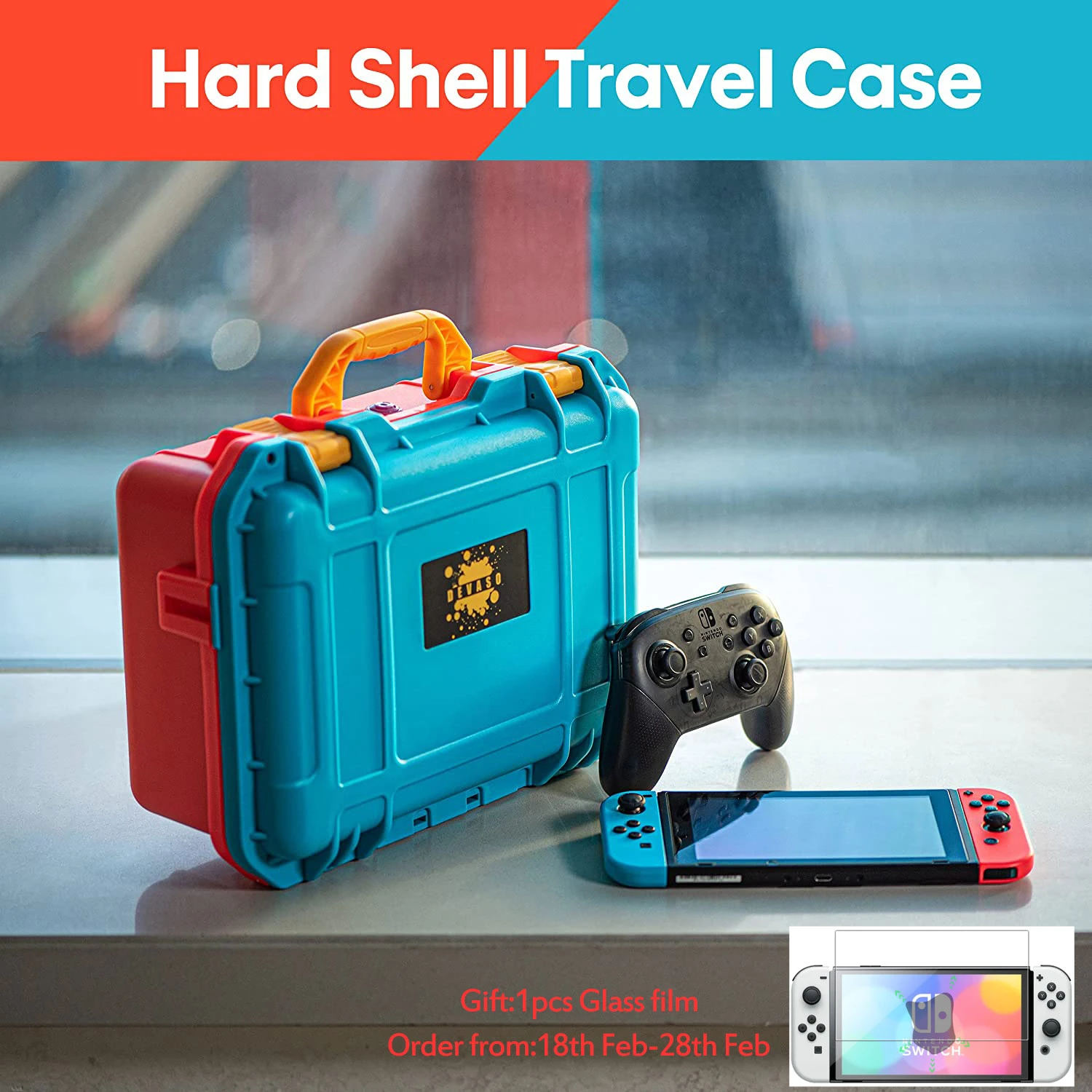 Case For Nintendo Switch Travel Case Deluxe Waterproof Carrying Case Soft Lining Hard Case For Nintendo Switch Oled Model Bags Aliexpress