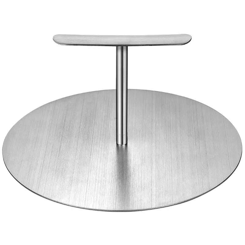 304/201 Kitchen Tool Stainless Steel Round Tortilla Press with Handle for Household Hand Pressure Pie Crust Cookie Pastry