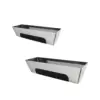 with Anti Slip Pad Mud Board Manual Tool Heavy Duty Leakproof Rustproof Nonslip Mud Pan Drywall Mud Pan for Woodworking DIY 1