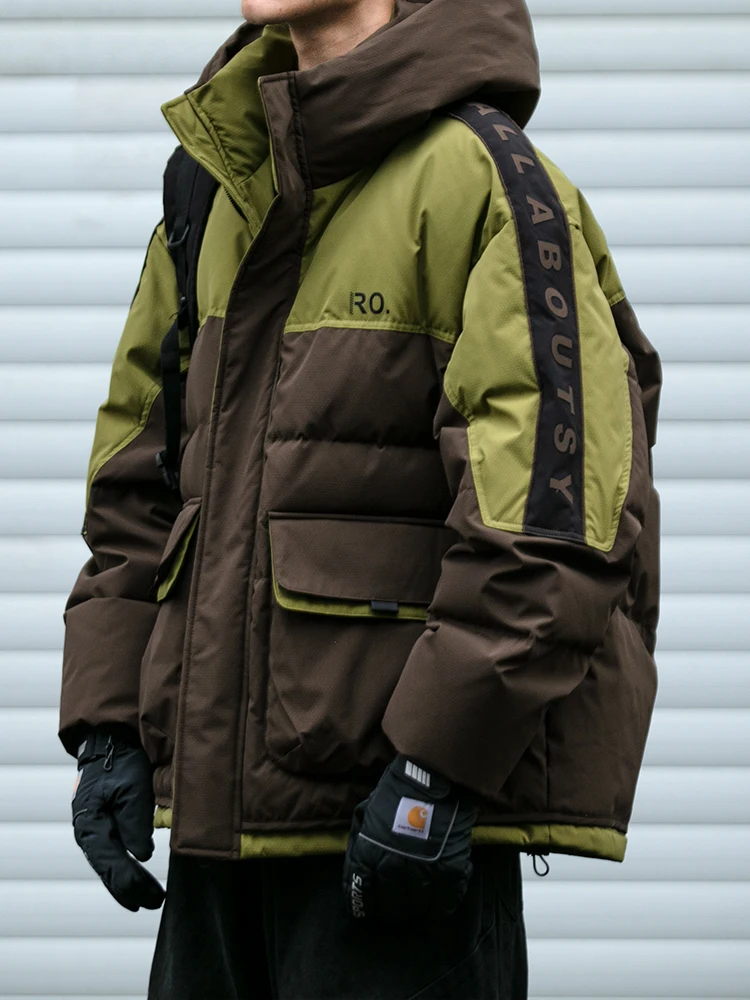 Men Winter Jacket Korean Fashion Down Jacket Streetwear Lightweight Padded Plus Size