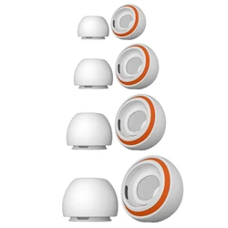 Liquid Silicone Soundproof Earphone Earplugs for Enhanced Comfort and Noise Isolation (Mixed Size)