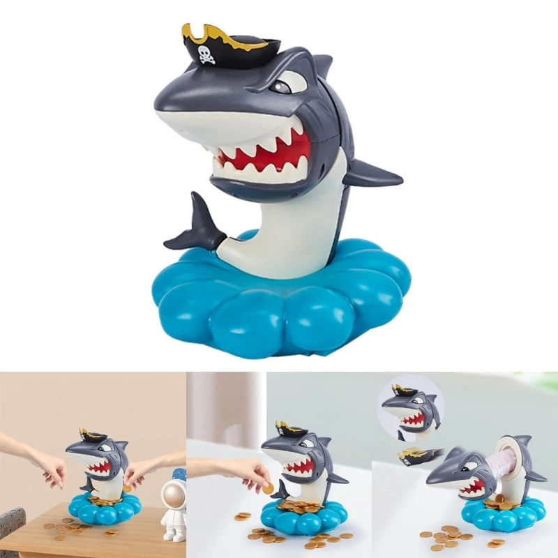 

Funny Surprising Sharks Biting Finger Tabletop Game April Fools Family Activity