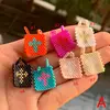 6PCS, Rainbow Heart Cross Pendant Miyuki Bead Necklace Charm, Love Bracelet Charm Colorful Accessories 3