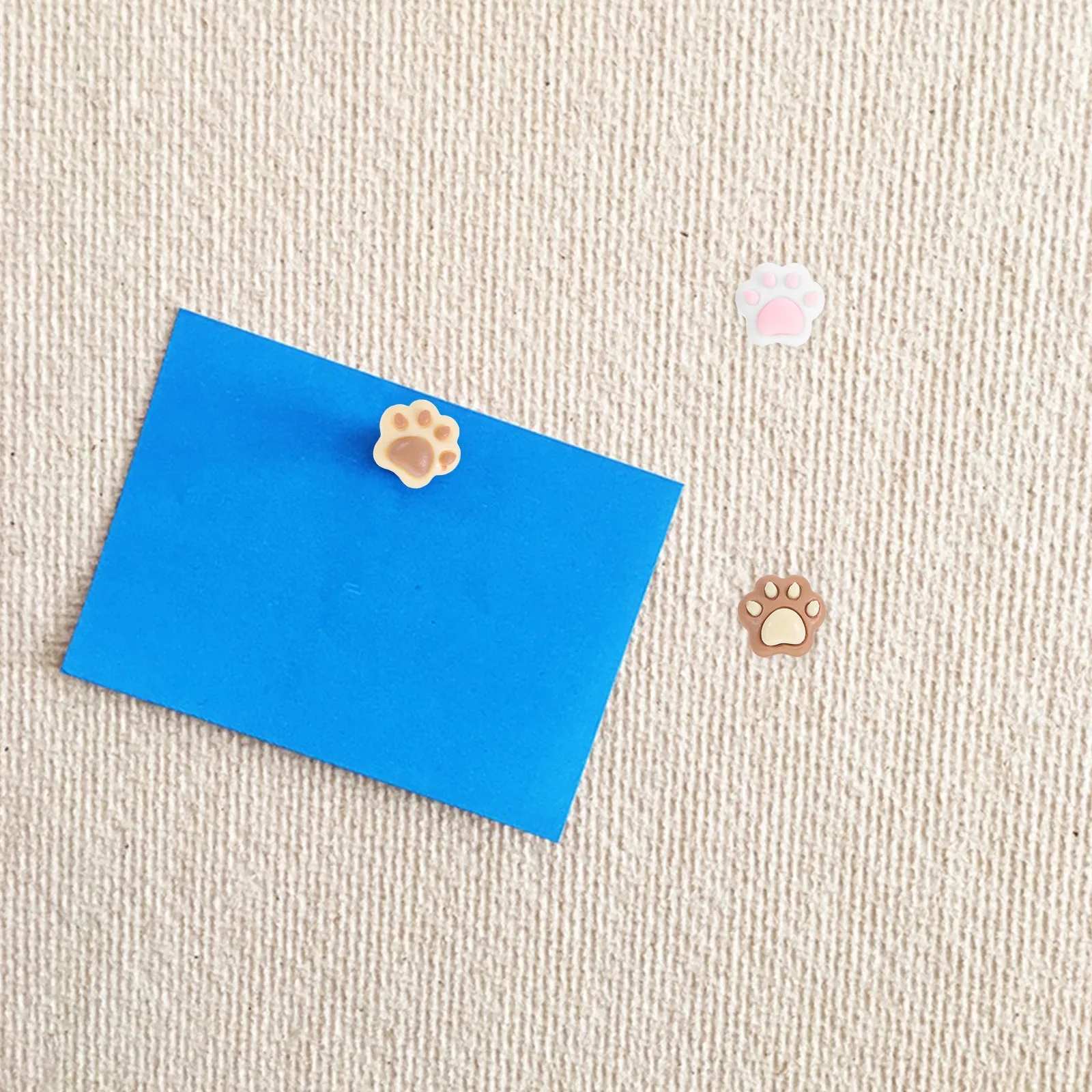 30개 장 강아지 발 모양 푸시핀, 여성용 귀여운 사무용품, 게시판, 코르크보드, 벽걸이용 작은 압정