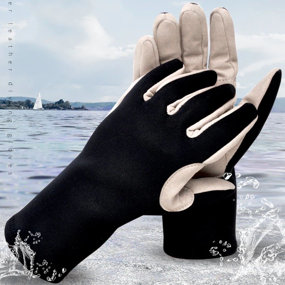 

1 пара, водонепроницаемые перчатки из неопрена с микрофиброй, 2 мм