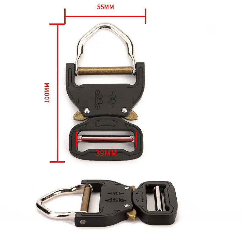 32 38 45 50mm Quick Release Taktische Schnalle Set Automatische Metall Männliche Gürtel Schnalle Zink Clip Einstellbare Männer Schnalle für Gürtel – Detail 9