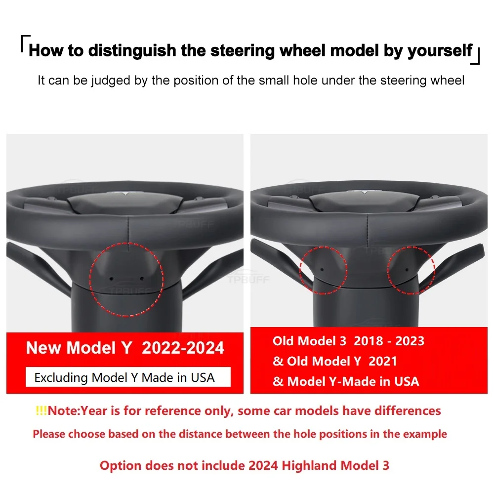 Yoke Handle Steering Wheel for Tesla Model Y 3 With Heating Model X Style Personalized Racing Leather Carbon Fiber 350mm,racing steering wheel