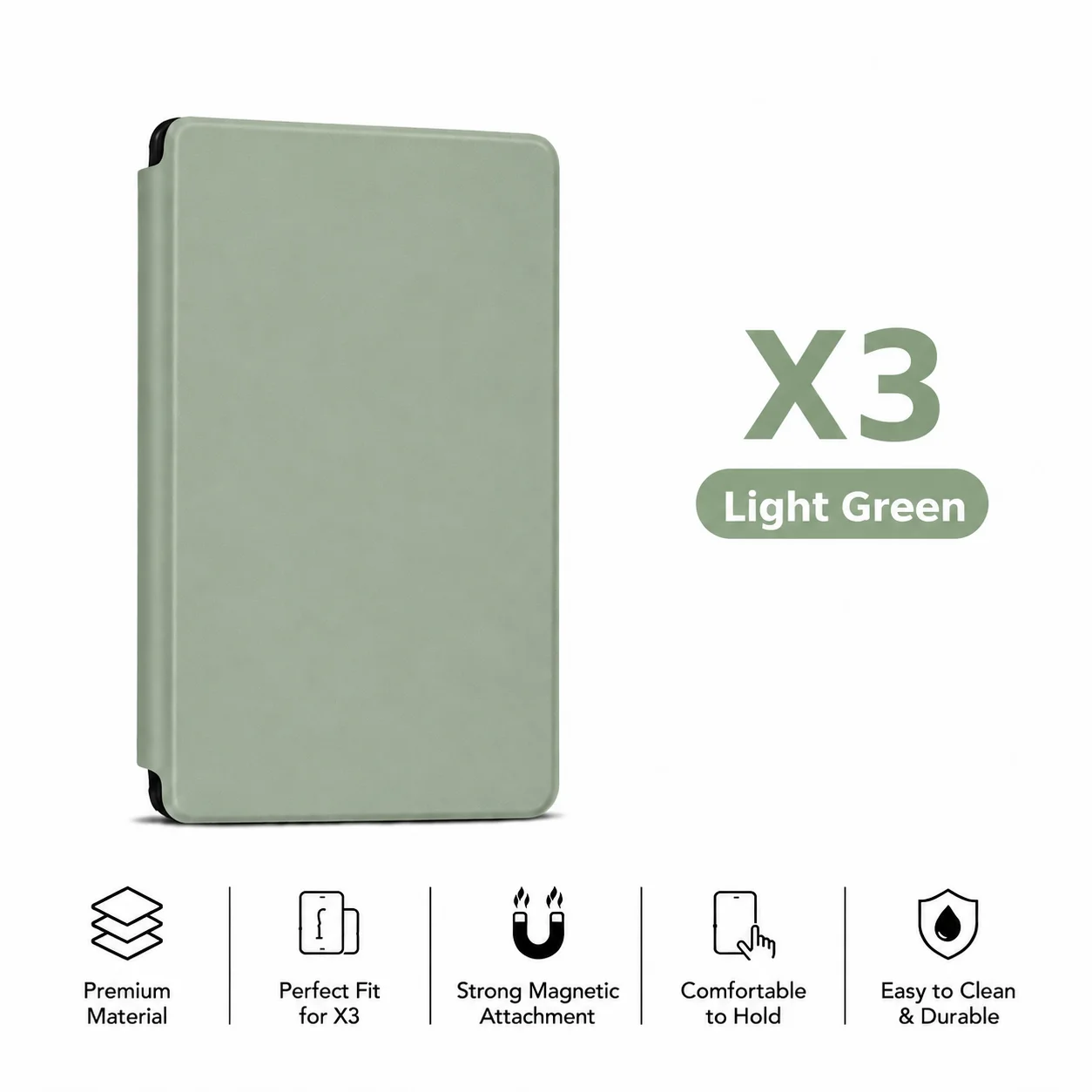 XTEINK Magnetic Slim Shockproof E-Reader Protective Cover - Strong Magnetic Design, Available in Multiple Colors