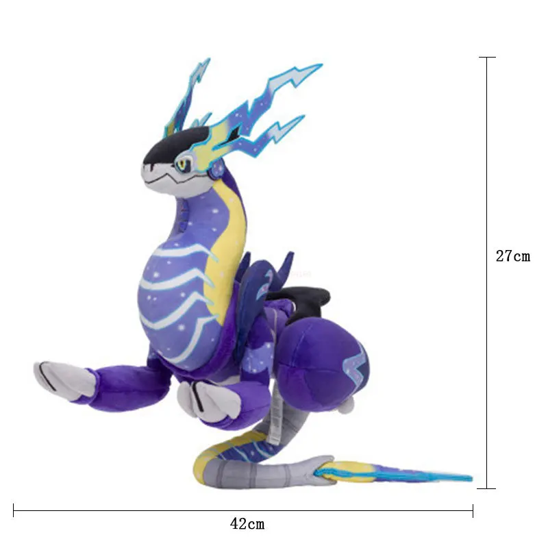 Pokemon Koraidon Miraidon Anime Figures Model Doll Scarlet Violet Series Plush Toy Monsters Peripherals Kawaii Kid Gift 3