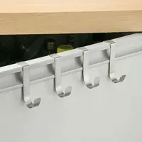 S-Shaped Metal Hook Cabinet Door Hanging Rack Gadgets Holders Desk Shelves Kitchen Utensils Storage Organizer Bathroom Accessori 4