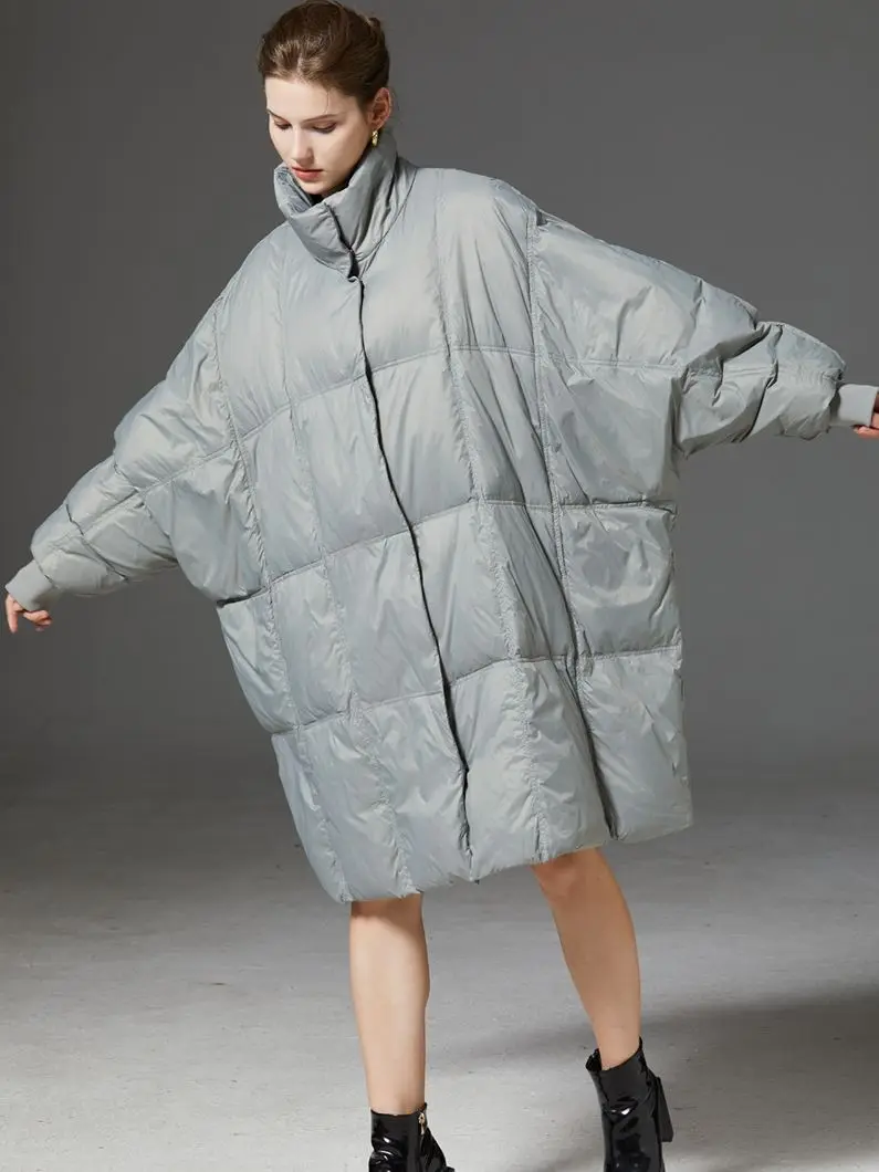 

Can Fit 110kg 5XL Oversized Winter Coats Thicker White Duck Down пуховая куртка Coats Female Warm Soft Down Parkas wy1256