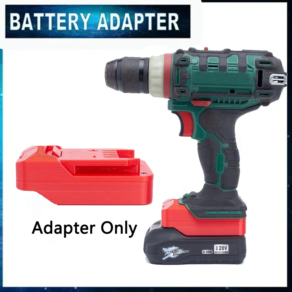 Per Lidl Parkside /Ozito 20V Cordless Tools Compatibile Con Il Convertitore Adattatore Per Batteria Agli Ioni Di Litio Ferrex 20V (Solo Adattatore)