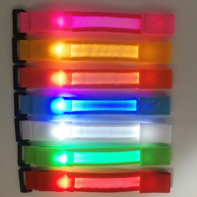Nylon LED Bracelet Wrist Strap 30