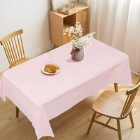 2pcs Solid Color Disposable Tablecloth 137x183cm Table Cloth Nordic Table Cover for Home Wedding Birthday Christmas Party Decor 6